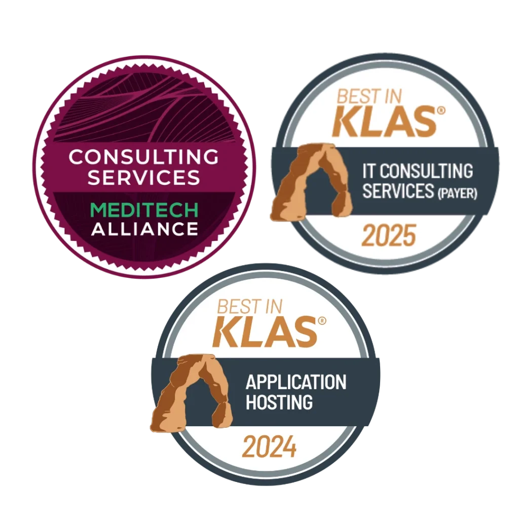 klas awards and meditech alliance partnership badge