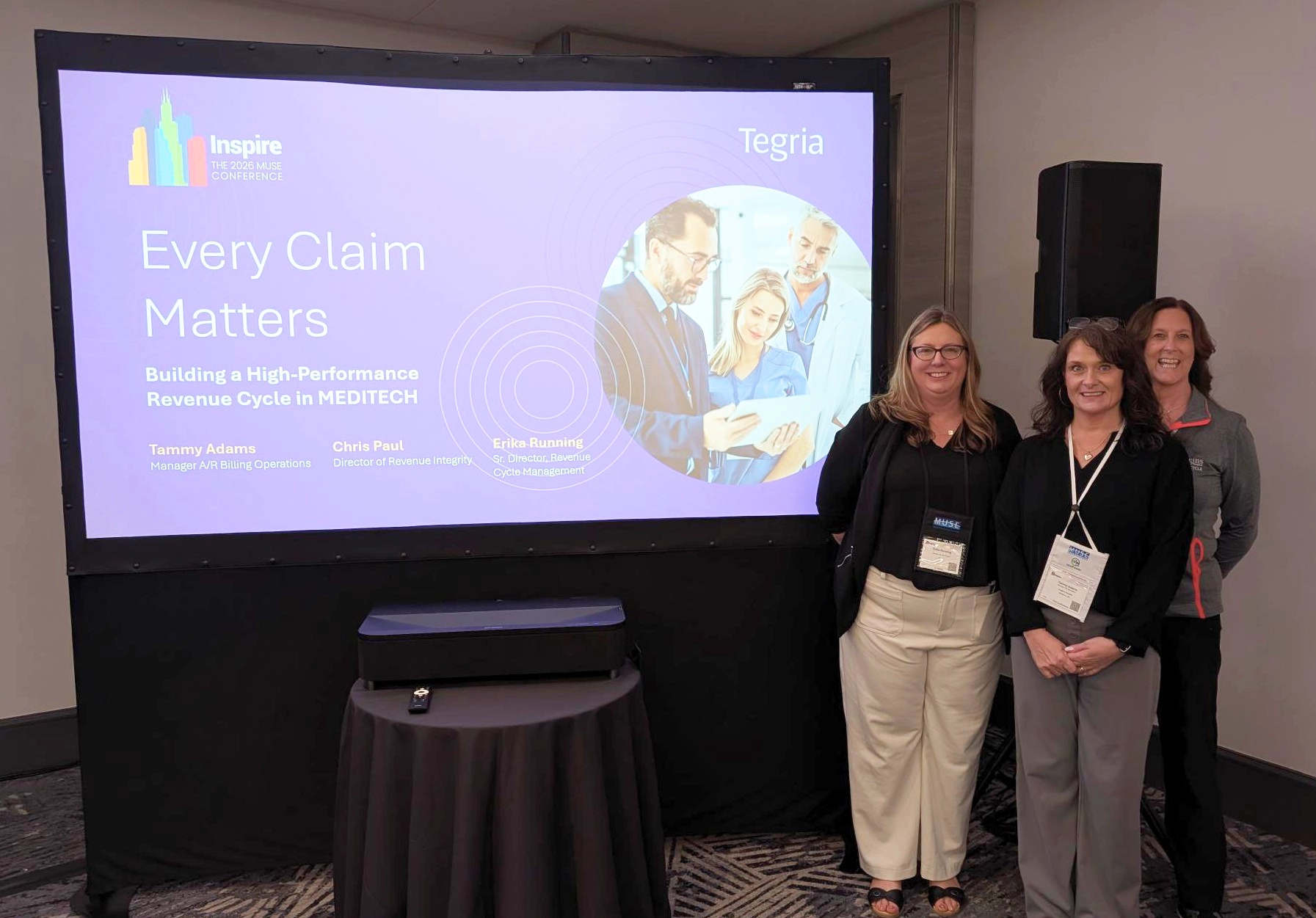 Tegria and Huggins Hospital presenting at MUSE Inspire 2026